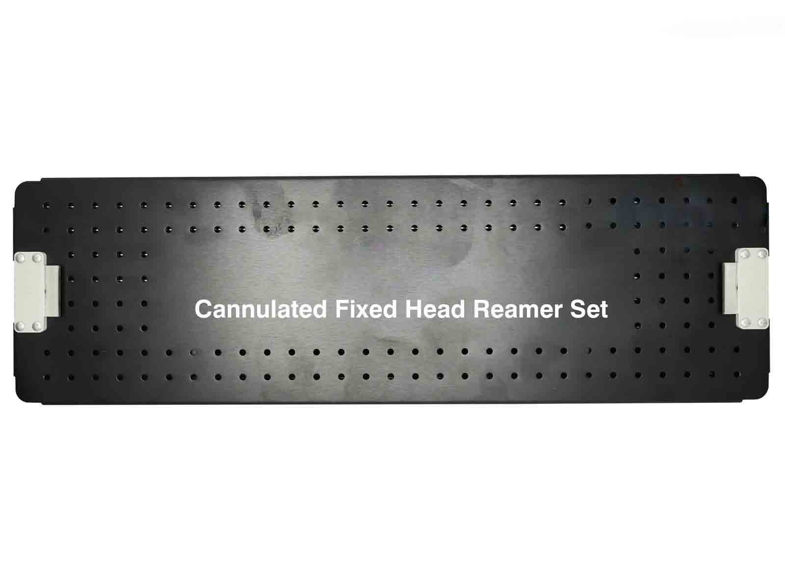 Cannulated Fixed Head Reamer Set with 7 Reamers