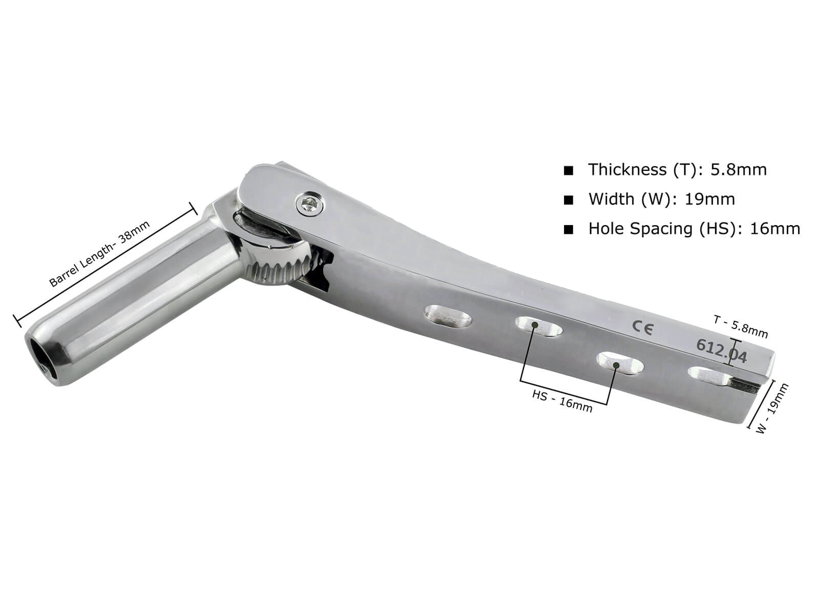 DHS Barrel Plate DCP Holes - Variable Angle