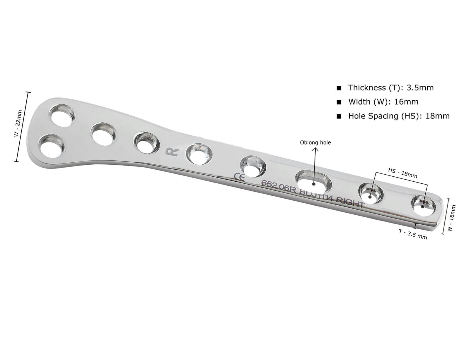 Distal Tibia Bone Plate