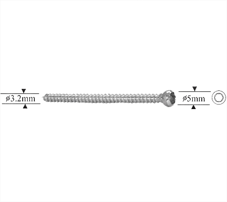 Emergency Screw 3.2mm, Hexagonal Socket