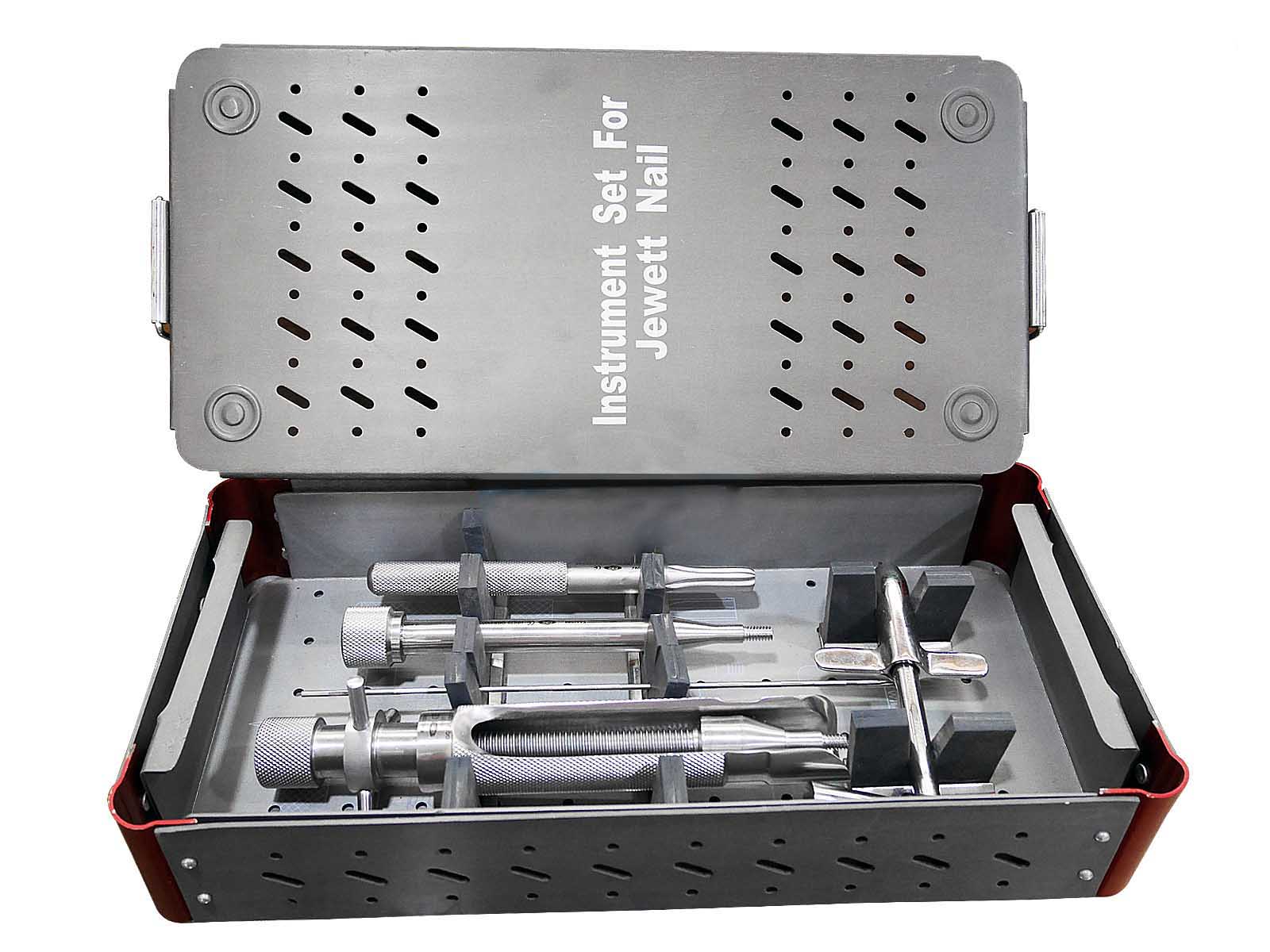 Instrument Set for Jewett Nail Plate with Aluminium Box