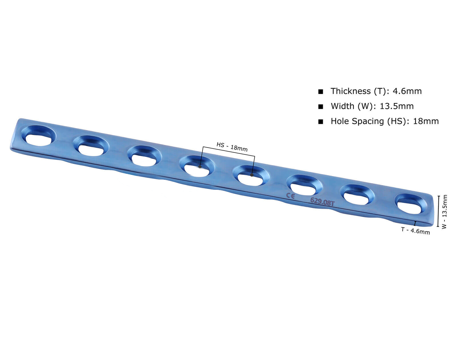 Limited Contact Dynamic Compression Plate (LC-DCP) - Narrow