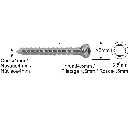 Locking Bolts 4.5mm(Self Tapping)