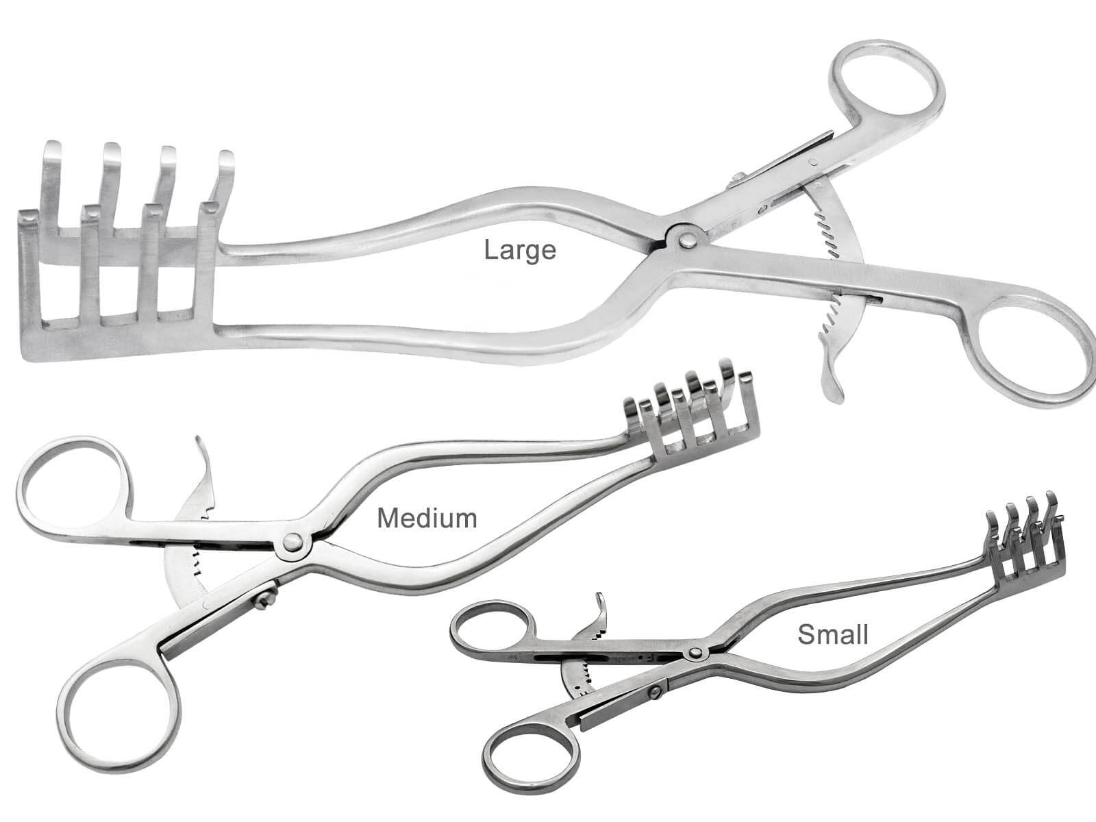 Mastoid Retractor - Small, Medium, Large