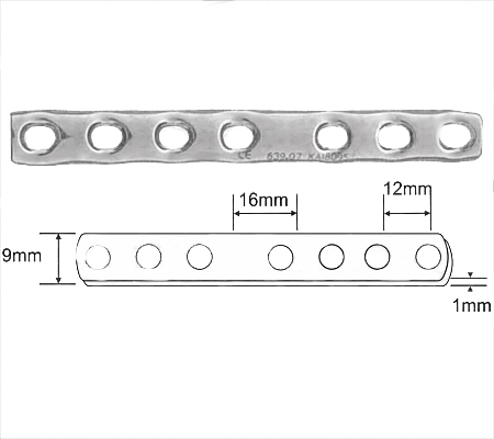 One Third Tubular Plates with Collar