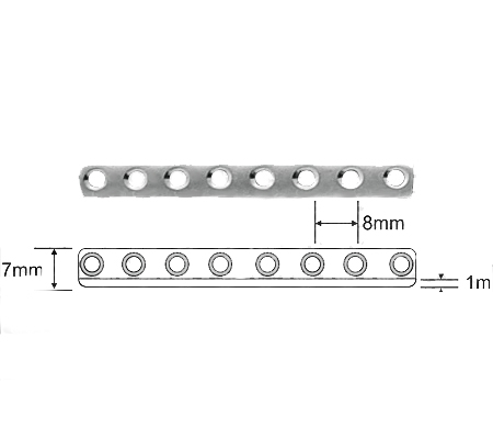 Quarter Tubular Plate with Collar