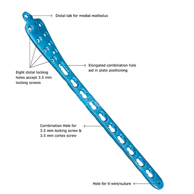 Medial Distal End Tibia Locking Plate